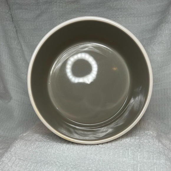 Rae Dunn 6" NIBBLE ceramic pet food bowl - Picture 2 of 5